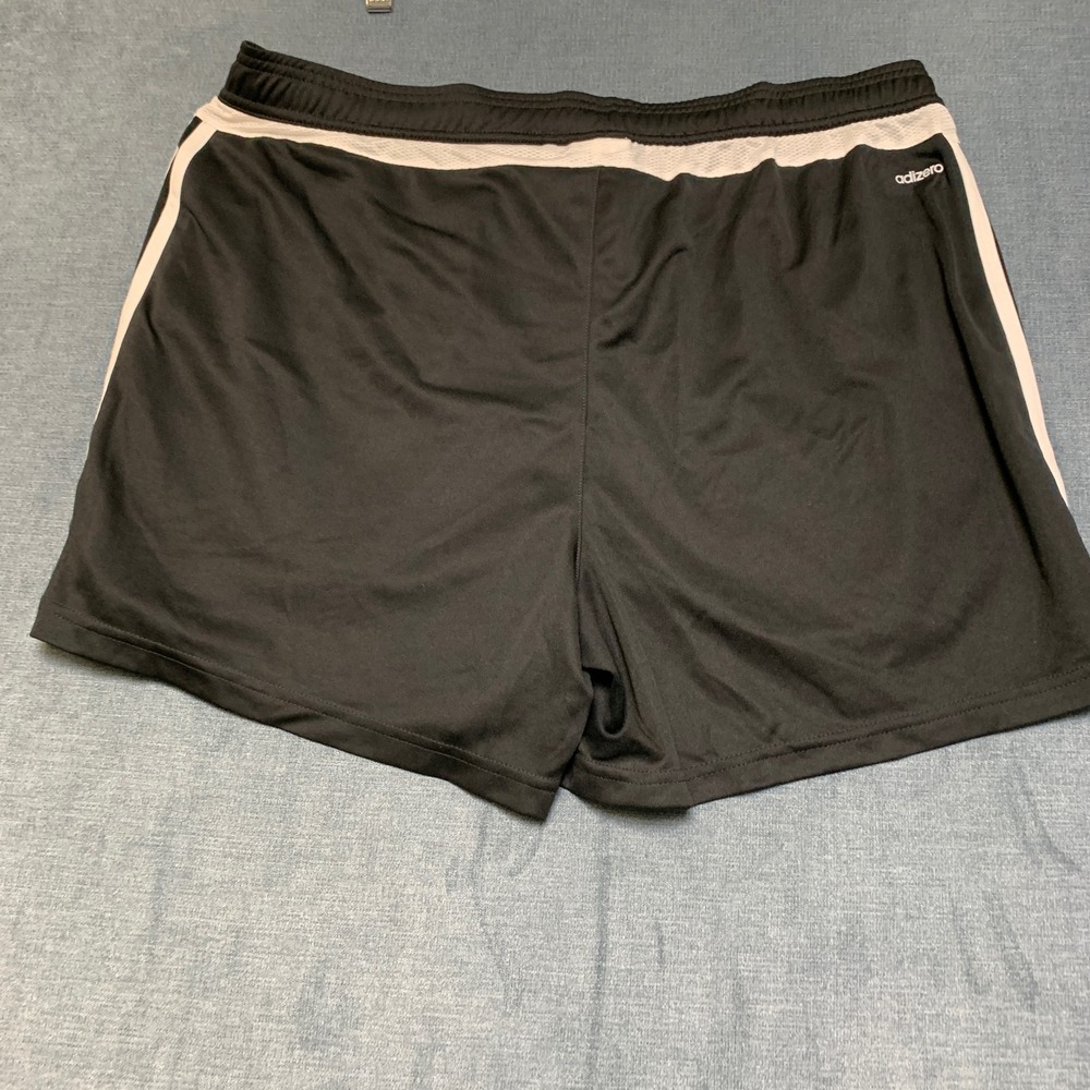 Adidas Adizero Track Shorts Womens XL Black Elastic Waist Climacool Workout